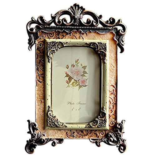 Gift Garden 4x6 Inch Vintage Picture Frame Friends Gift Photo Display 4x6 - EK CHIC HOME