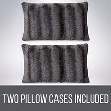 Load image into Gallery viewer, Faux Fur Pillowcases, Set of 2 Decorative Case Sets-12x20 - EK CHIC HOME