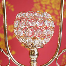 Load image into Gallery viewer, Chic 5 Arms Bowl Ball Crystal Candelabra/Candlesticks/Candle Holders - EK CHIC HOME