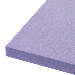 2 Inch Lavender Color Memory Foam Mattress Topper (Queen) - EK CHIC HOME