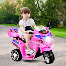 Load image into Gallery viewer, Ride On Motorcycle, 6V Battery Powered 3 Wheels Electric Bicycle, Ride On Vehicle with Music, Horn, Headlights for Kids - EK CHIC HOME
