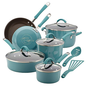 Rachael Ray  Cucina Nonstick Cookware Pots and Pans Set - EK CHIC HOME