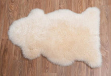 Load image into Gallery viewer, Sheepskin Rug Single - Sheepskin Fur 2 x 3 (Cream) - EK CHIC HOME