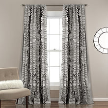Load image into Gallery viewer, Belle Window Panel (Single Curtain), 84” x 54” Gray - EK CHIC HOME