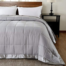 Load image into Gallery viewer, LUX Lightweight Down Alternative Blanket with Satin Trim - EK CHIC HOME