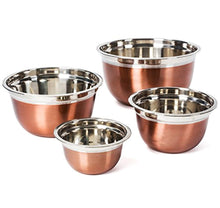 Load image into Gallery viewer, Stainless Steel Mixing Bowls-4 Pc set- Stackable Nesting Bowls - EK CHIC HOME