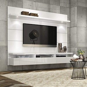 CHIC Designs 71" TV Stand in White Gloss - EK CHIC HOME