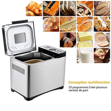 Load image into Gallery viewer, Bread Maker Stainless Steel Automatic Programmable Bread Machine - EK CHIC HOME