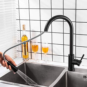 Touch Smart Kitchen Sink Faucets with Pull Out Sprayer - EK CHIC HOME