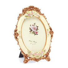 Load image into Gallery viewer, 5x7 Inches Victorian Floral Oval Picture Frame - EK CHIC HOME
