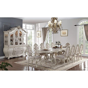 Classic Riviera Antique White Hutch and Buffet Traditional - EK CHIC HOME