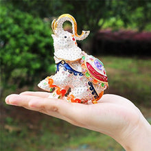 Load image into Gallery viewer, Elephant Trinket Box Hinged Hand-Painted Figurine Collectible Ring Holder - EK CHIC HOME