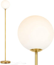 Load image into Gallery viewer, Globe Floor Lamps Set of 2 - Luna and Sphere Frosted Glass - EK CHIC HOME