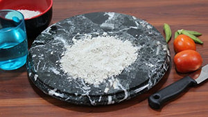12 inches Round Carving Handmade Marble Tray Cheese Boards - EK CHIC HOME