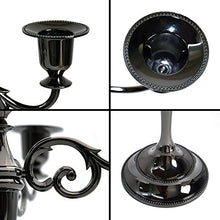 Load image into Gallery viewer, 5-Candle Metal Candelabra Candlestick 10.6 inch Tall Candle Holder - EK CHIC HOME