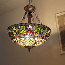 Load image into Gallery viewer, Tiffany Pendant Chandelier Multi-Colored - EK CHIC HOME