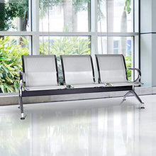 Load image into Gallery viewer, Airport Reception Chairs Waiting Room Chair 3 Seat Reception Bench for Office, Business, Bank, Hospital - EK CHIC HOME