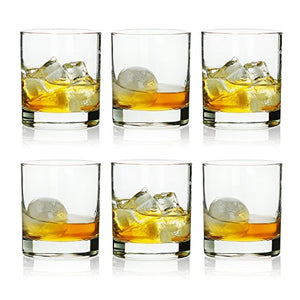 Rock Style Old Fashioned Whiskey Glasses Set Of 6 - EK CHIC HOME