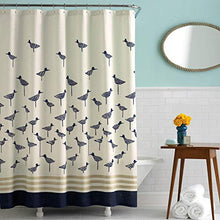 Load image into Gallery viewer, Tampa Shower Curtain,Blue Microfiber Fabric - EK CHIC HOME