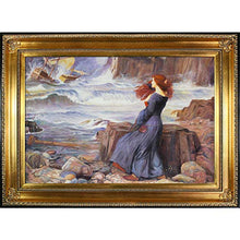 Load image into Gallery viewer, Miranda-The Tempest Framed Oil Painting by John William Waterhouse - EK CHIC HOME