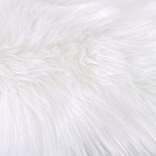 Load image into Gallery viewer, CHIC Soft Faux Sheepskin Fur Chair Couch Cover White Area Rug  2 x 6 Feet - EK CHIC HOME