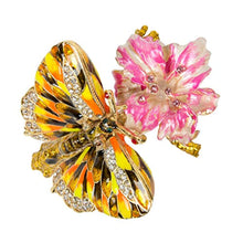 Load image into Gallery viewer, Decorative Hand Painted Butterfly Hinged Jewelry Trinket Box - EK CHIC HOME