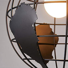Load image into Gallery viewer, Industrial Earth Shape Globe Map Pendant Light Edison Ceiling  Light Fixture - EK CHIC HOME