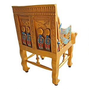 King Tutankhamen's Tomb Egyptian Throne Chair - EK CHIC HOME