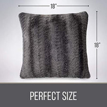 Load image into Gallery viewer, Faux Fur Pillowcases, Set of 2 Decorative Case Sets-18x18 - EK CHIC HOME