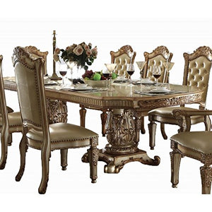 Queen Elizabeth Luxurious Gold Patina Dinning Table - EK CHIC HOME