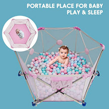 Load image into Gallery viewer, Playpen Pop N&#39; Portable Playard for Babies/Toddler/Newborn/Infant with Travel Bag,6-Panel - EK CHIC HOME