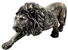 Load image into Gallery viewer, Collectible, The King of The Jungle Bronzed Lion Figurine Battle Attacking Stance Statue - EK CHIC HOME