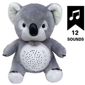 12 Baby-Soothing Sounds and Sleep Aid Night Light | Portable Soother Stuffed Animals Koala Toy - EK CHIC HOME