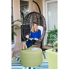 Load image into Gallery viewer, Resin Wicker Hanging Egg Chair - Espresso - EK CHIC HOME