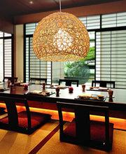 Load image into Gallery viewer, Modern Rattan Ceiling Lamp, Pedant Lamp - EK CHIC HOME