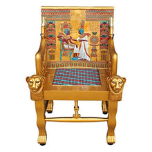 Load image into Gallery viewer, King Tutankhamen&#39;s Tomb Egyptian Throne Chair - EK CHIC HOME