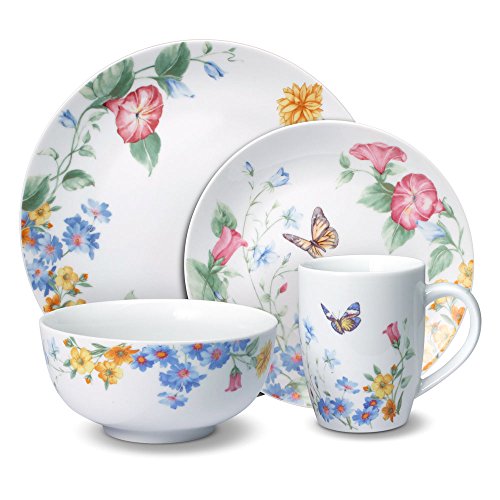 Annabelle 32 Piece Dinnerware Set, Service for 8 - EK CHIC HOME