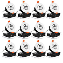 Load image into Gallery viewer, 12-Pack 3 Inch LED Dimmable Recessed Light with J-Box - EK CHIC HOME