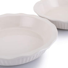 Load image into Gallery viewer, Ceramic Pie Dish for Baking, 9 Inches/ 47OZ Set of 2 - EK CHIC HOME