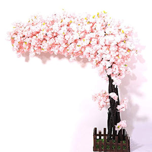 Artificial Cherry Blossom Tree Thick Flower Light Pink - EK CHIC HOME