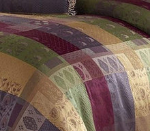 Load image into Gallery viewer, Jacquard Patchwork 7-Piece Bedding Set - EK CHIC HOME