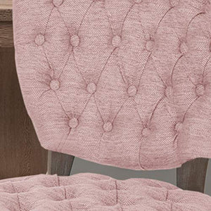 Tufted Dining Chair with Cabriolet Legs (Set of 2) - EK CHIC HOME