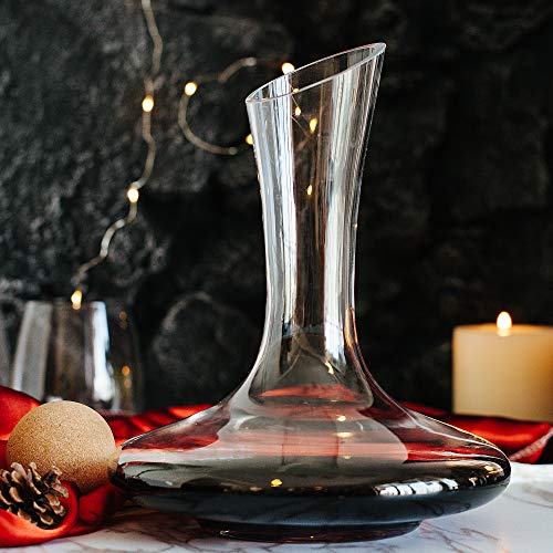 100% Lead Free Crystal Glass  Wine Decanter - EK CHIC HOME