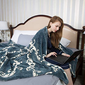 Luxury Flannel Fleece Blanket -  Ultra Plush - EK CHIC HOME