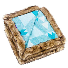 Load image into Gallery viewer, Fuzzy Faux Fur Blanket with Storage Pocket, 54X 64 Inches Lightweight - EK CHIC HOME