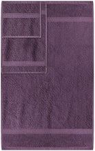 Load image into Gallery viewer, Premium 8 Piece Towel Set (Plum) - 2 Bath Towels, 2 Hand Towels and 4 Washcloths Cotton Hotel Quality - EK CHIC HOME