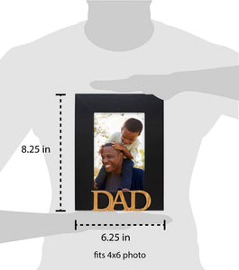 Dad Picture Frame, 4x6 inch, Photo Gift for Father, Tabletop, - EK CHIC HOME