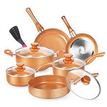 Load image into Gallery viewer, 11pcs Cookware Set, Pots and Pans Set - EK CHIC HOME