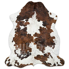 Load image into Gallery viewer, Tricolor Cowhide Rug Large 6x7ft (180x215cm) - EK CHIC HOME