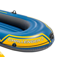 Load image into Gallery viewer, Challenger 2, 2-Person Inflatable Boat Set with French Oars and High Output Air Pump (Latest Model) - EK CHIC HOME